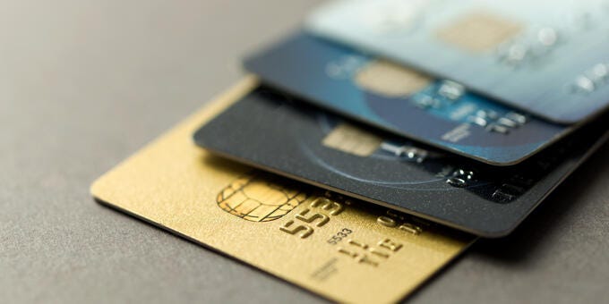 a close-up of a credit card