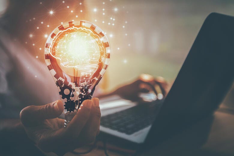 a person holding a glowing light